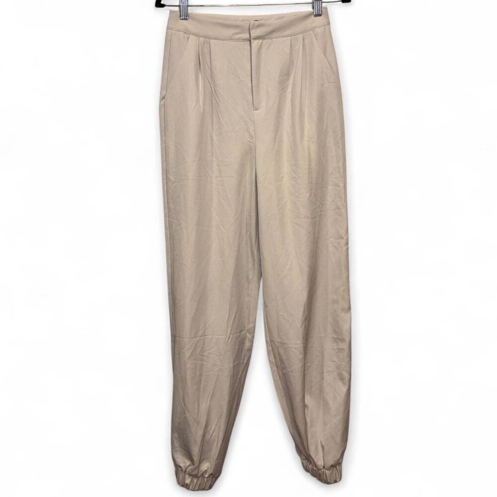 Nasty Gal NWOT Gathered Ankle Trousers Size 4 Chic Tailored Pants